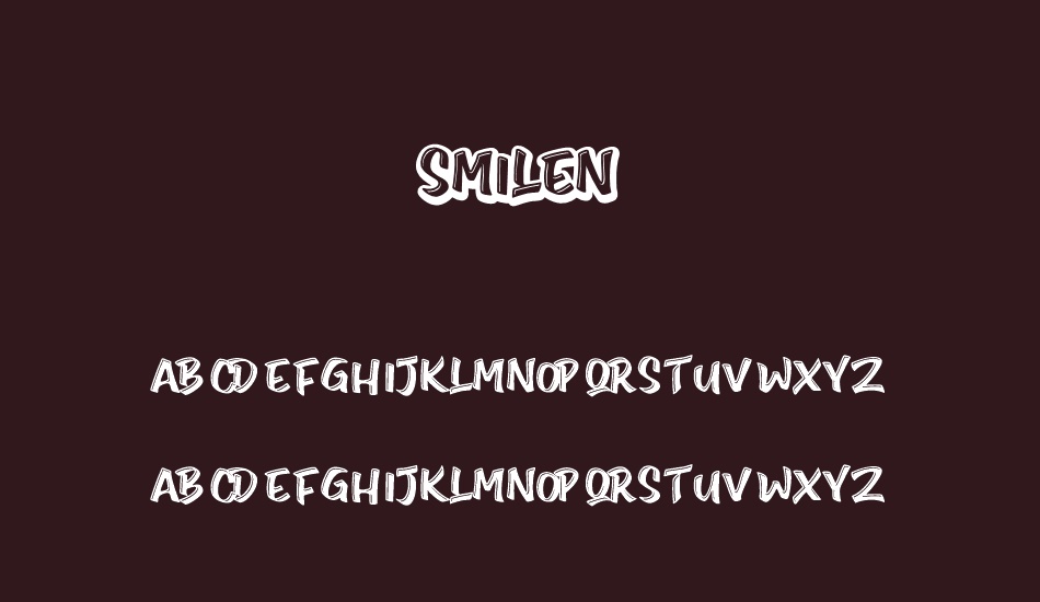 smilen font