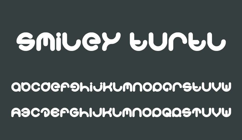 smiley-turtle font