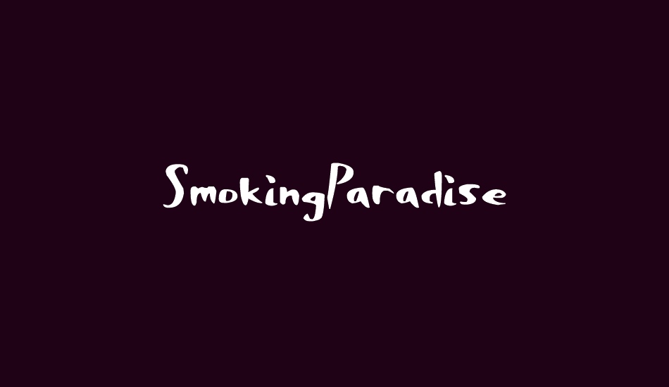 smokingparadise font big