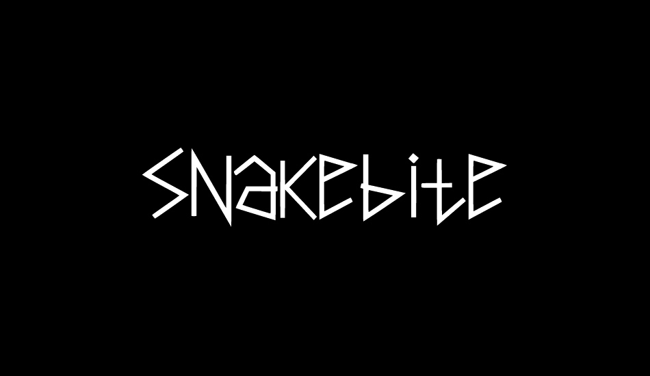 snakebite font big