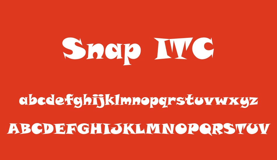 Snap ITC free font