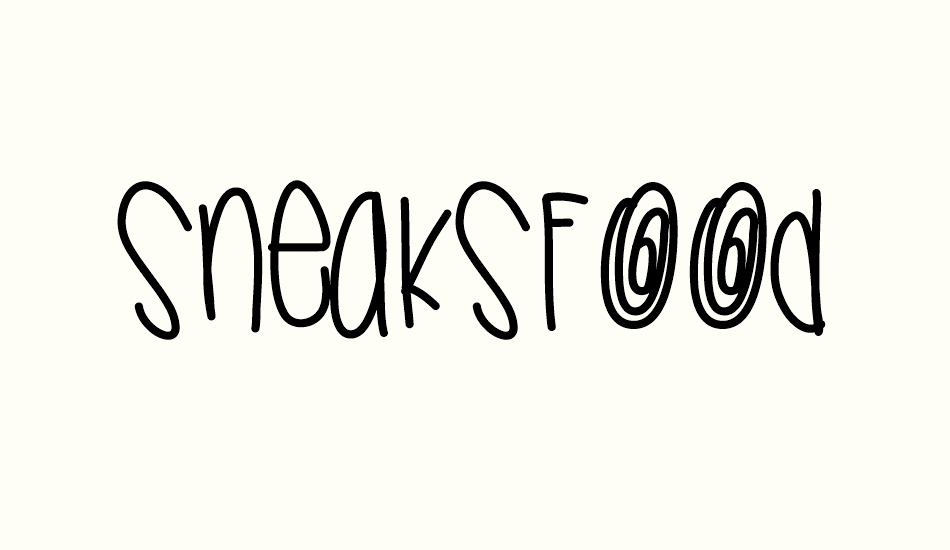 sneaksfood font big