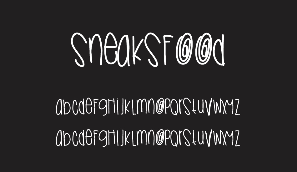 sneaksfood font