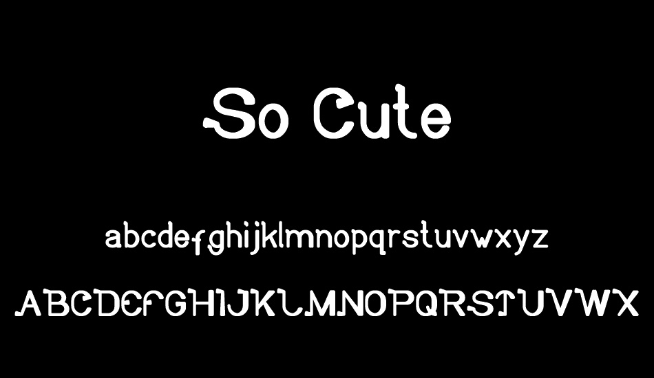 so-cute font