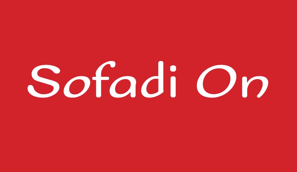 sofadi-one font big