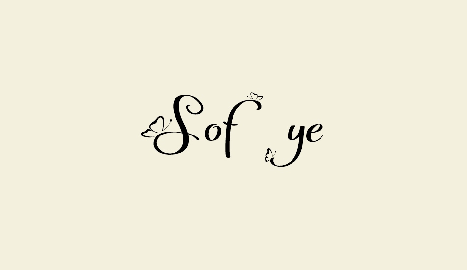 sofye font big