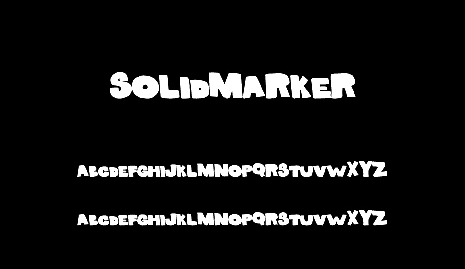 solidmarker font