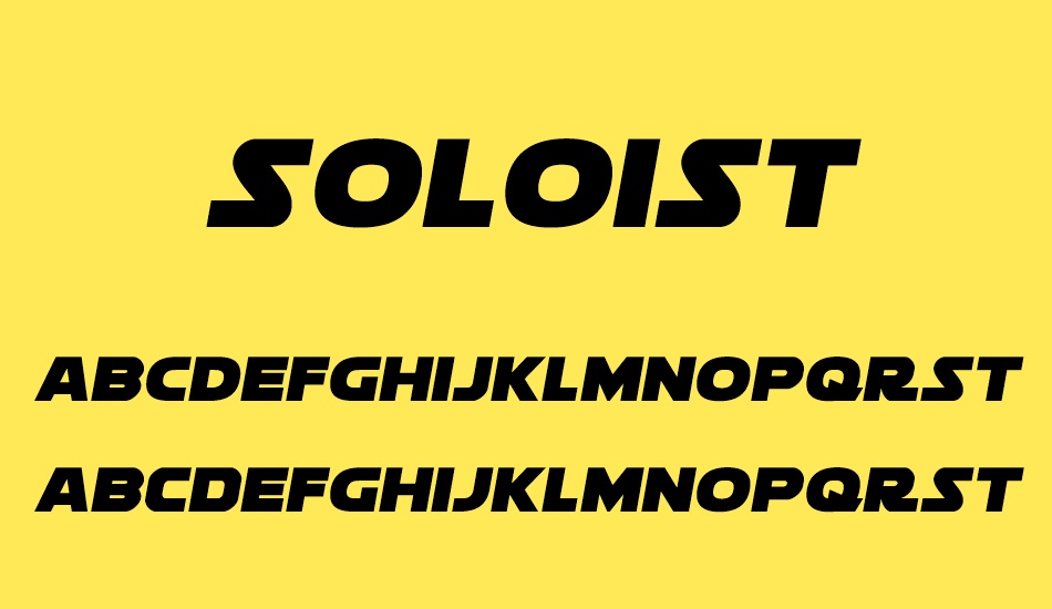 soloist font