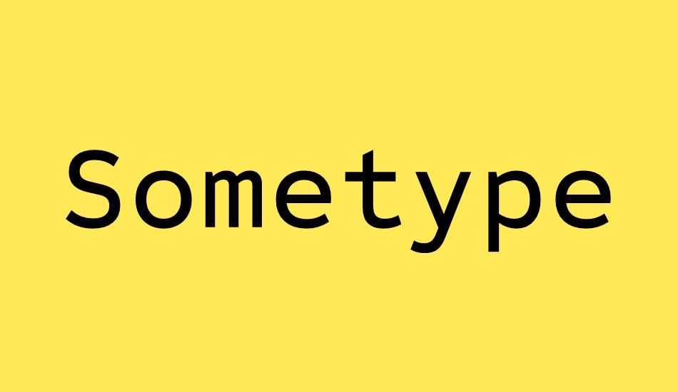 sometype-mono-medium font big