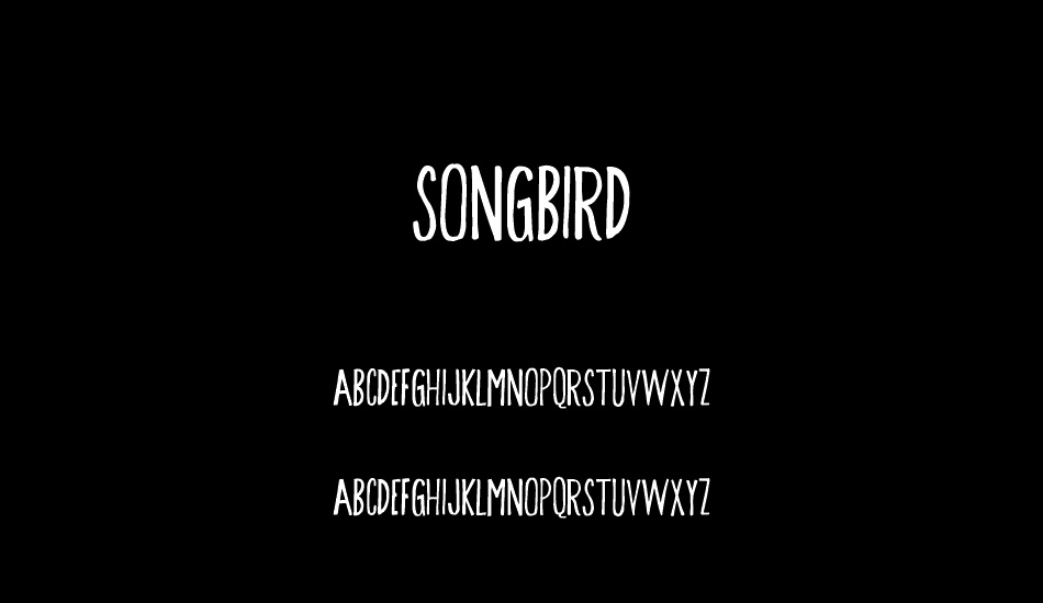 songbird font