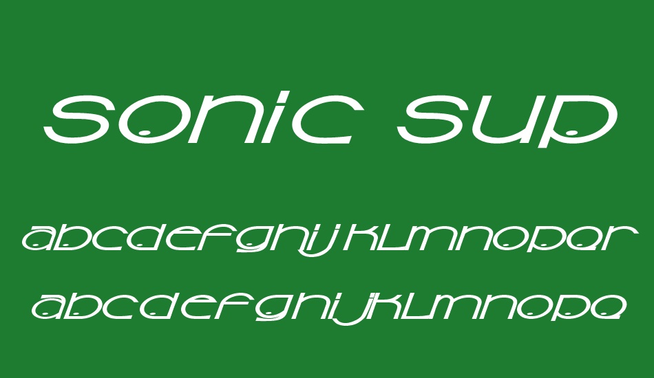 sonic-superpowers font