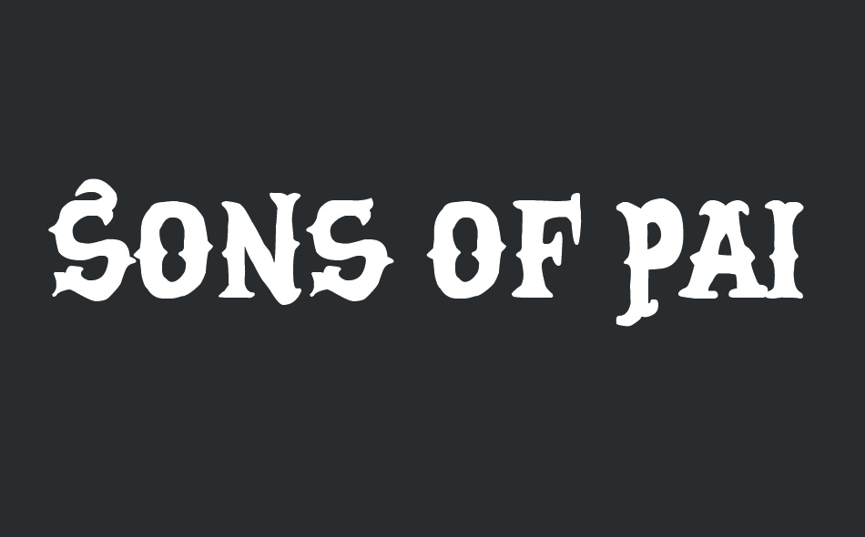 Sons of Pain M.C. font big