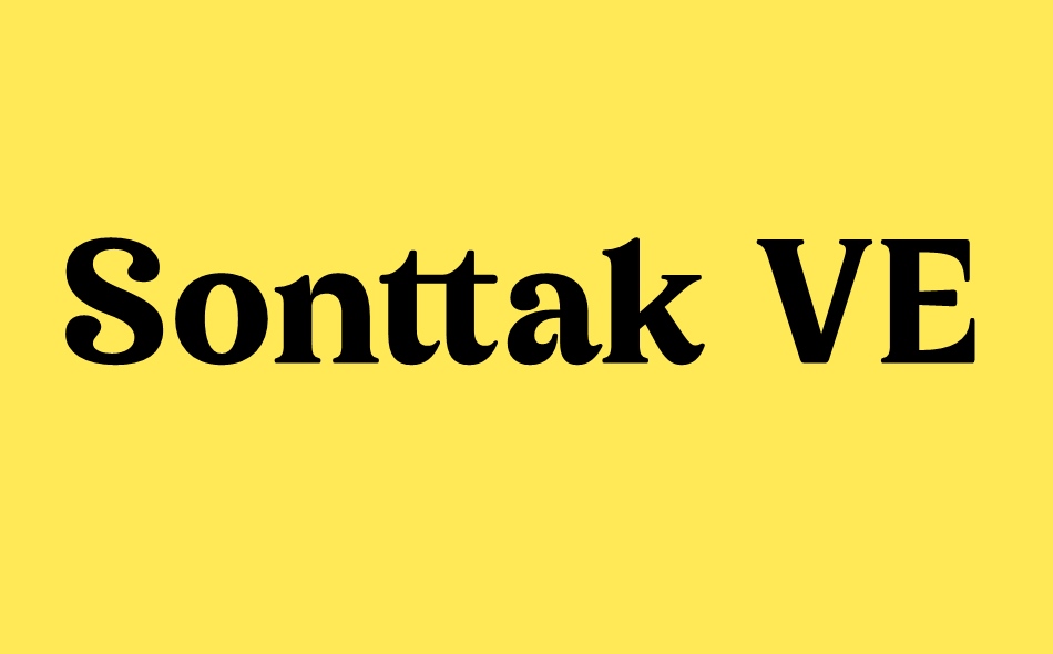 Sonttak font big