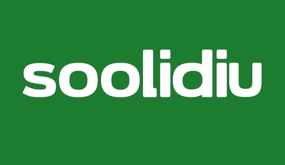 soolidium font big