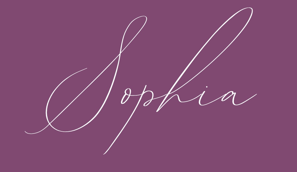 sophia-martini font big