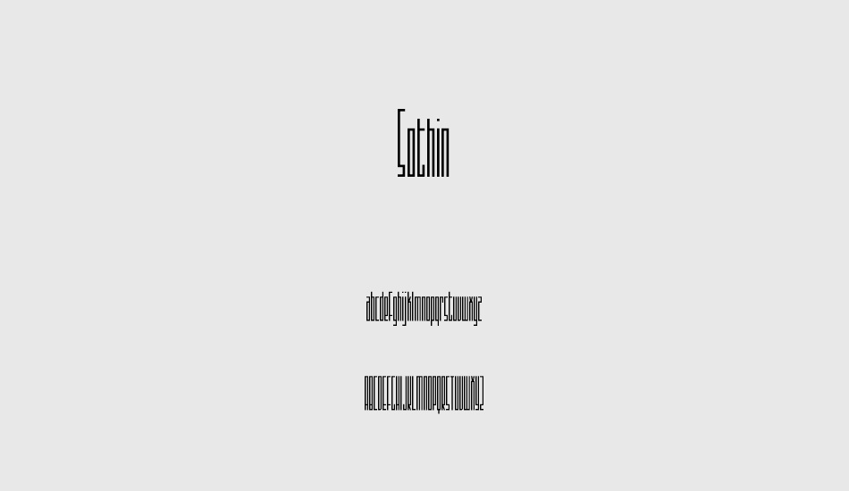 sothin font