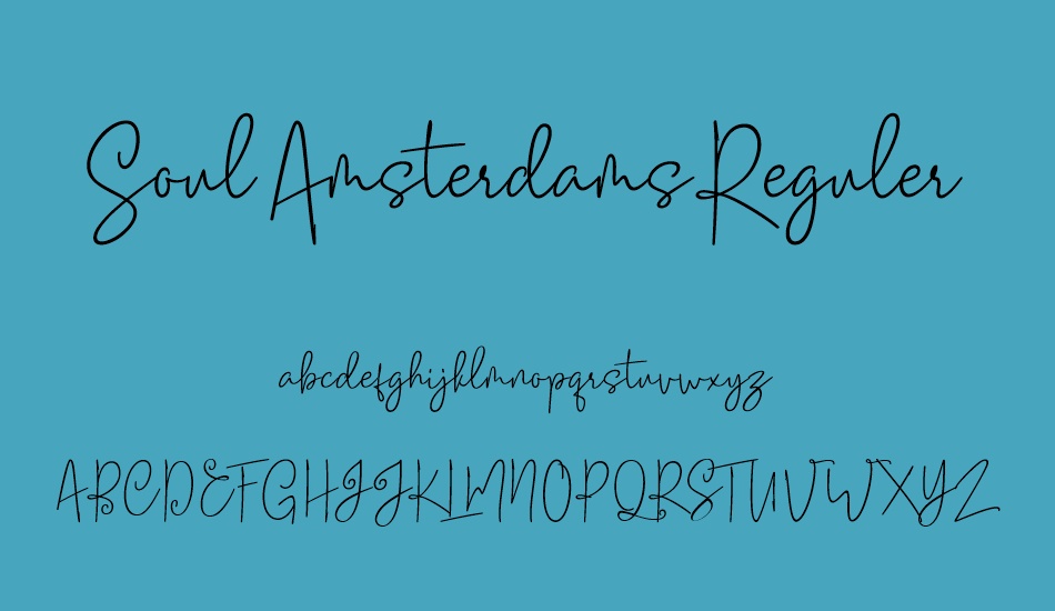 soul-amsterdams-reguler font