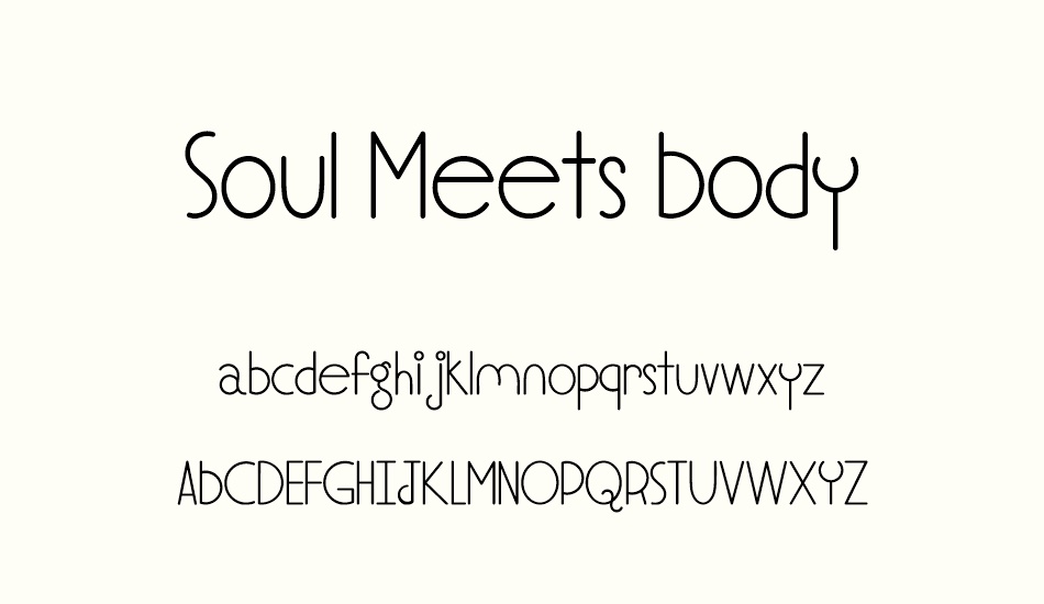 soul-meets-body font