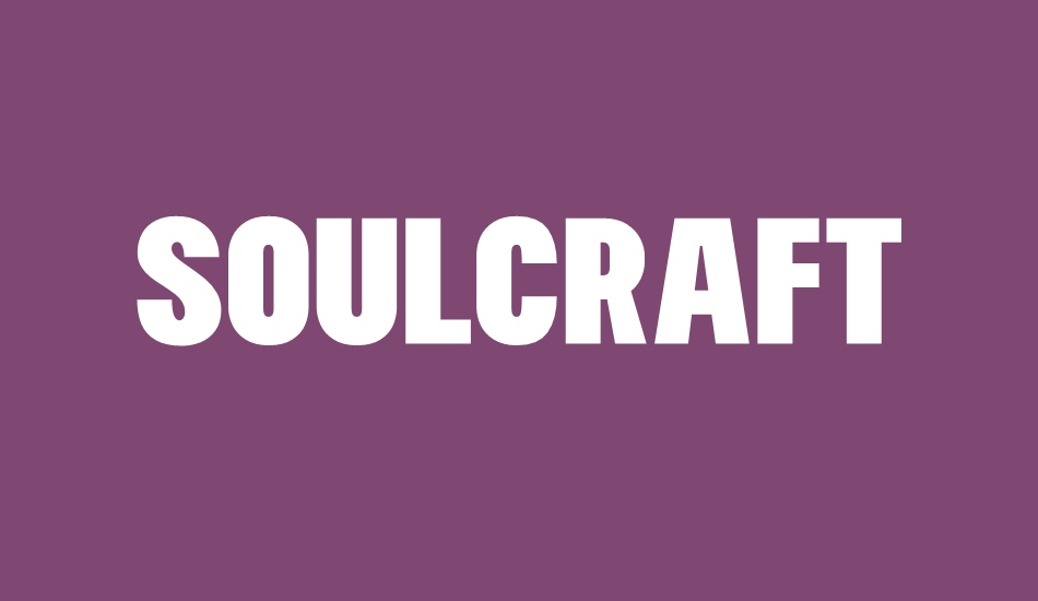 soulcraft font big