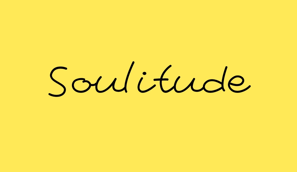 soulitude font big