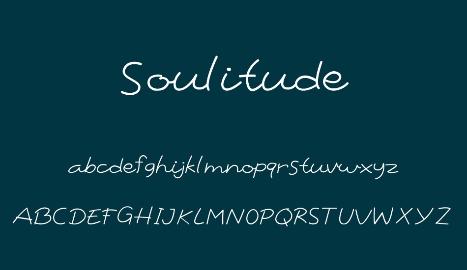 soulitude font