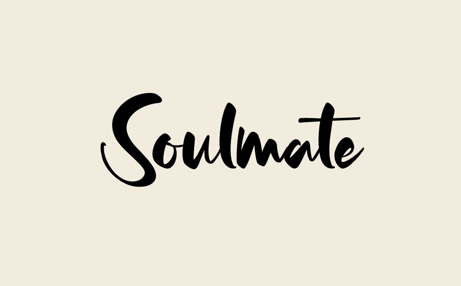 Soulmate font big