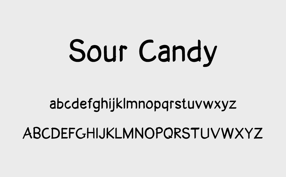 Sour Candy font