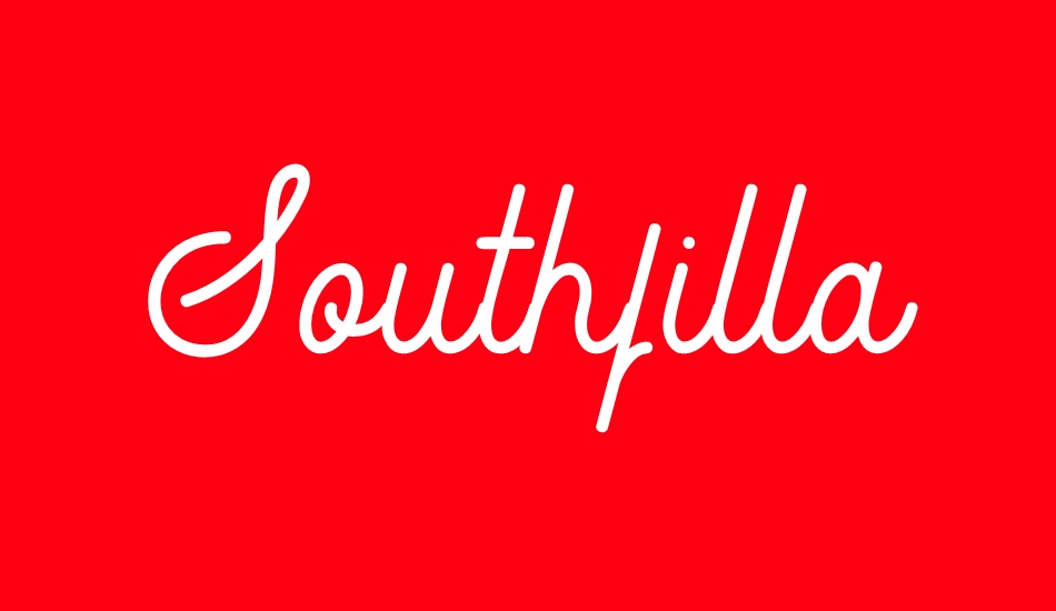 southfilla-monoline-script-font font big