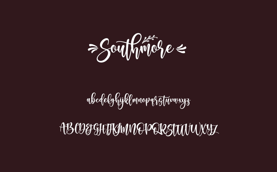 Southmore font