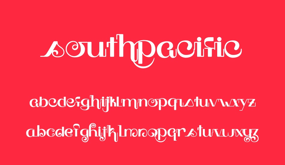 southpacific font