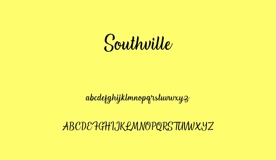 southville-demo font