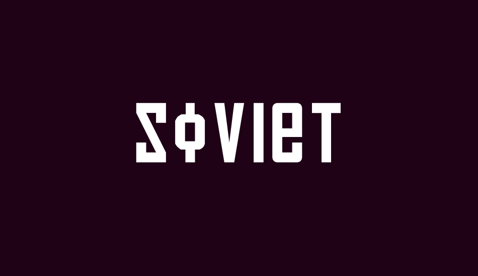 soviet font big