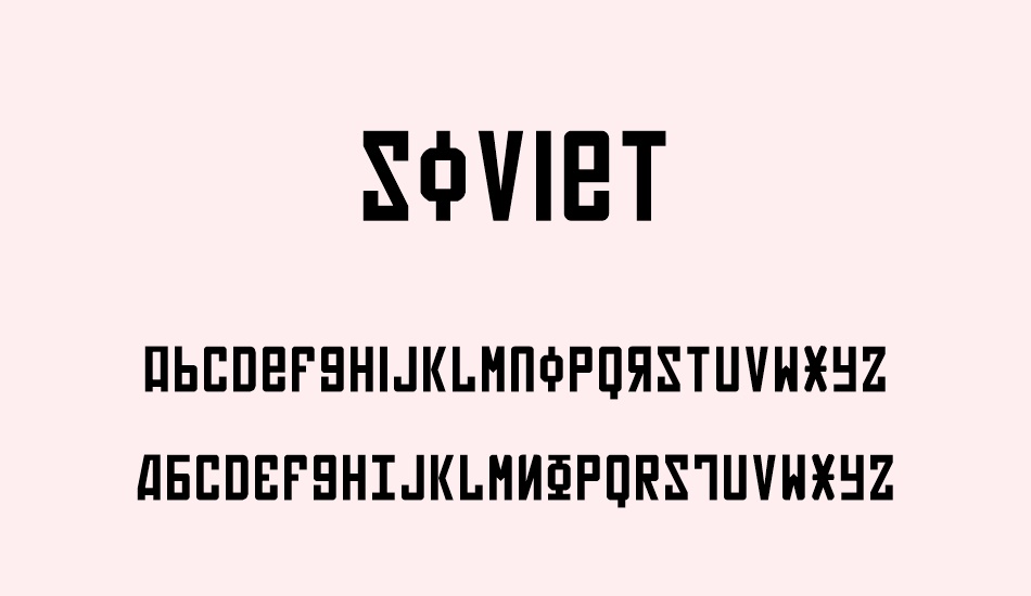 soviet font