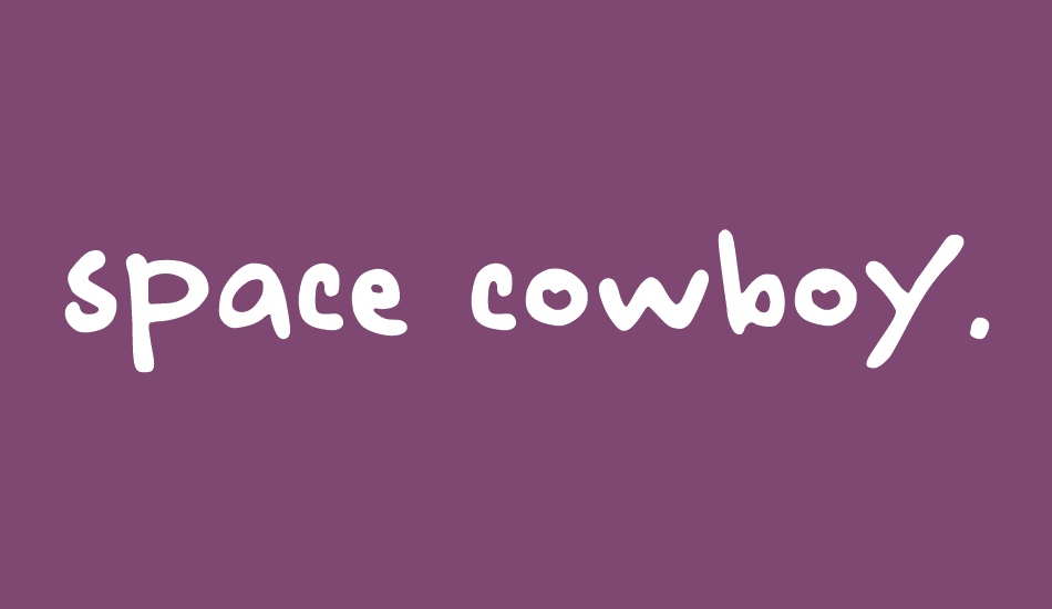 space-cowboy- font big