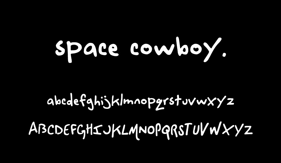 space-cowboy- font