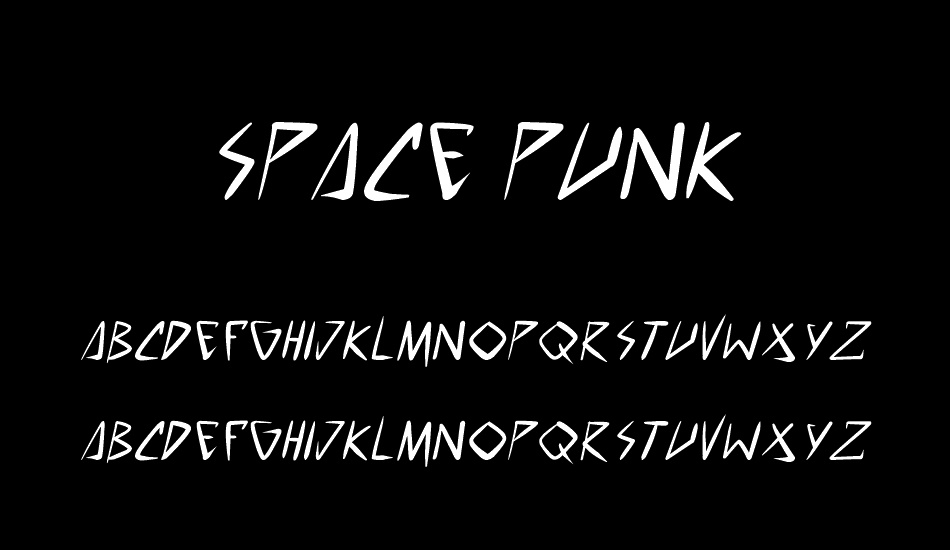 space-punk font