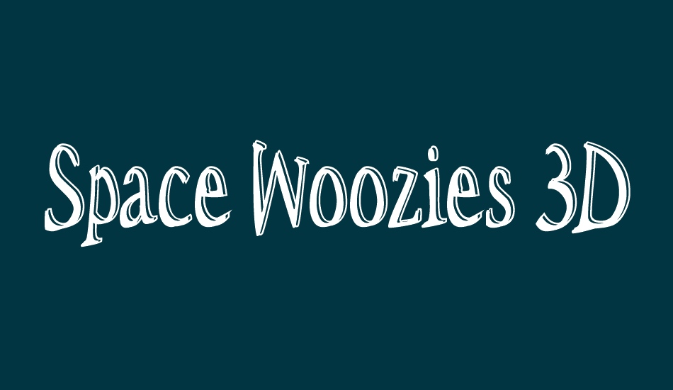 space-woozies-3d font big