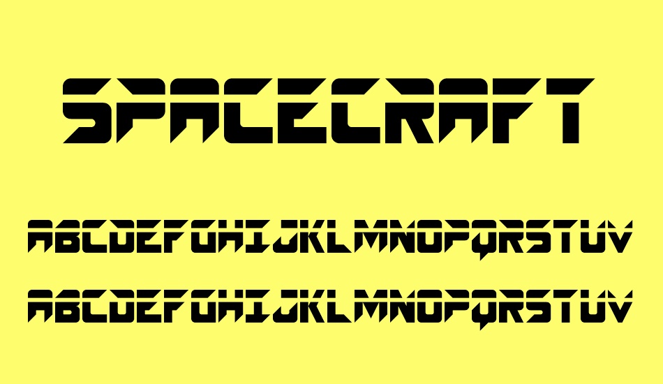 spacecraft font