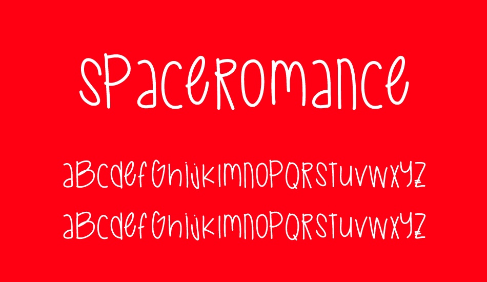 spaceromance font