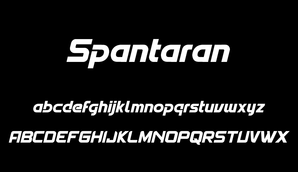 spantaran font