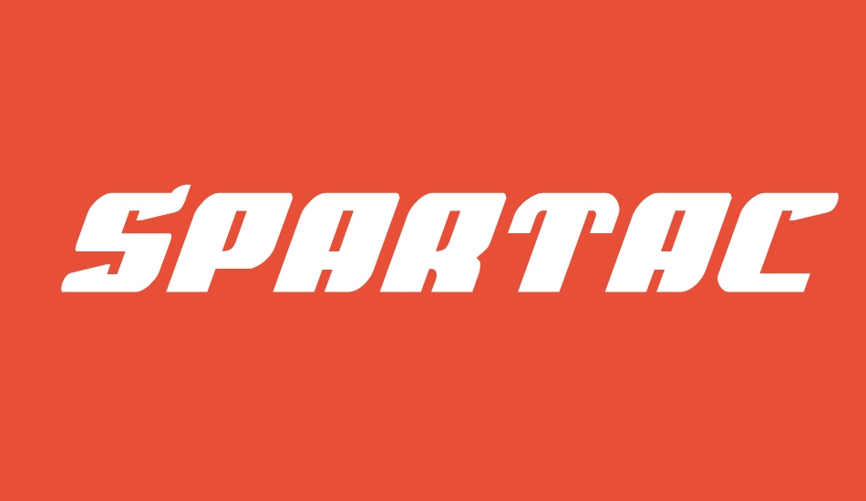 spartaco font big