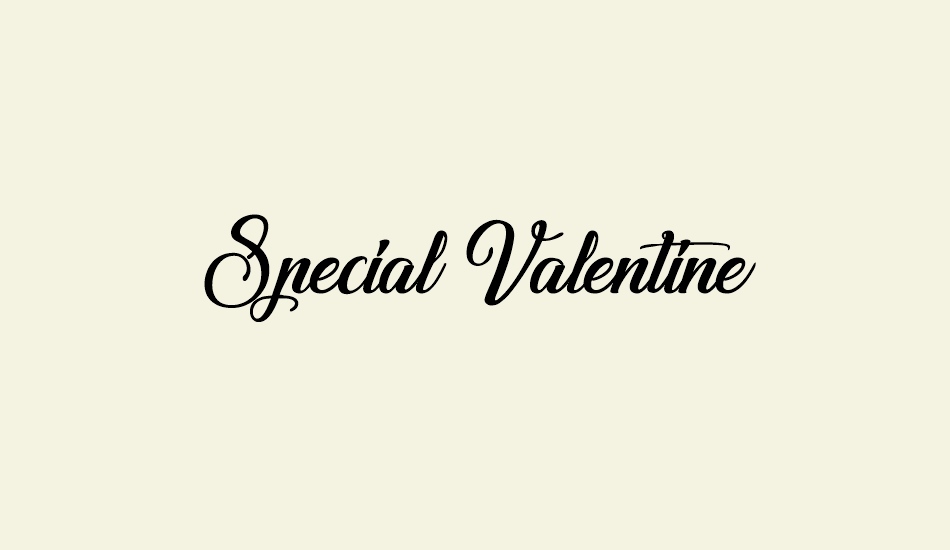 special-valentine font big