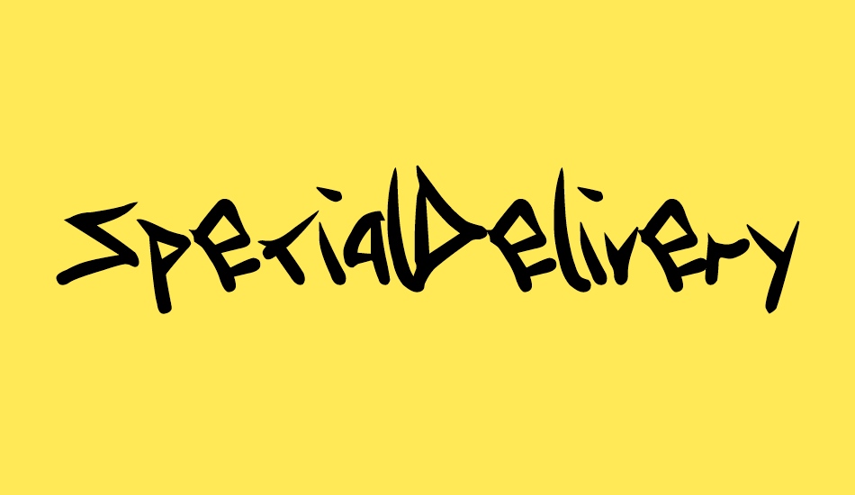 specialdelivery font big