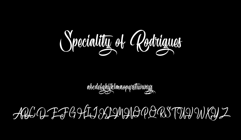 speciality-of-rodrigues font