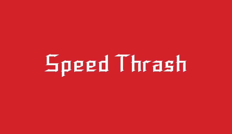 speed-thrash font big