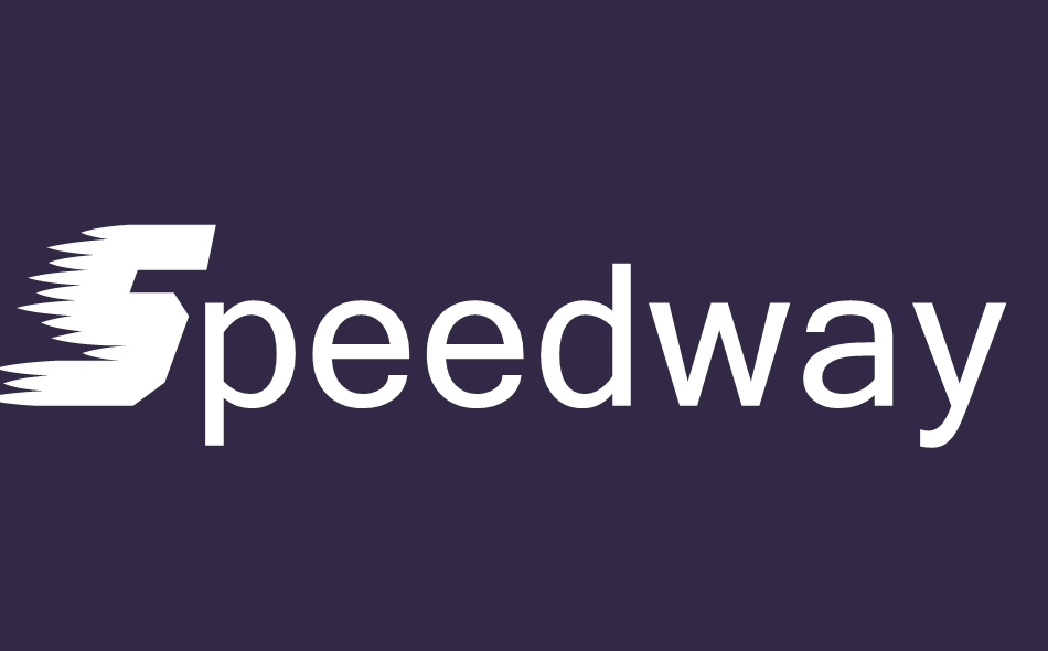 Speedway font big