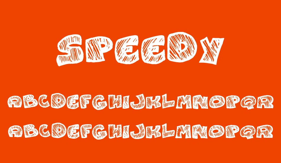 speedy font