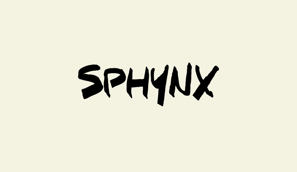 sphynx font big