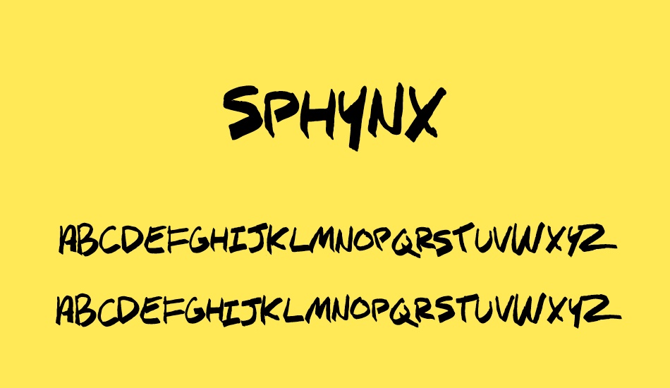 sphynx font