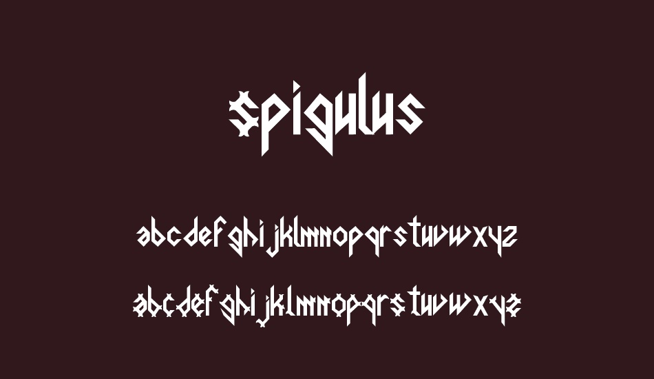 spigulus font